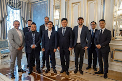 ウクライナ大統領は楽天株式会社の創設者とミーティング