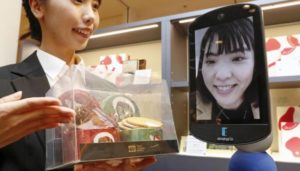 Japan has opened a shop for distance shopping with robots
